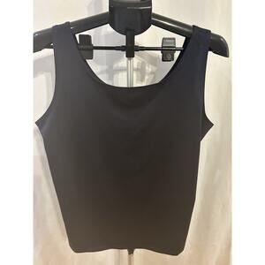 Susan Graver Essentials 2-pack Black & Teal Tank Top size XL